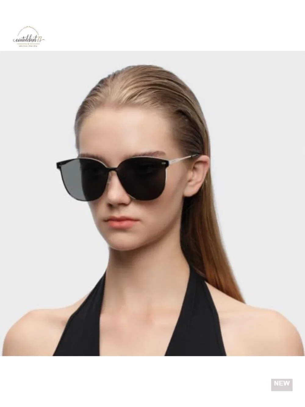 Oversized Square Polarized Sunglasses for Women Men UV400